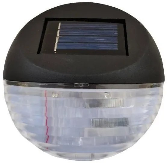 Απλίκα με Ηλιακό Panel Φ11.2 3000Κ Πλαστικό Μαύρο 145-20814 Eurolamp-145-20814-Μαύρο 145-20814