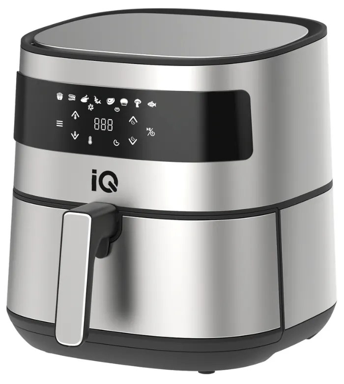 Iq Af-001 Φριτέζα Αέρος Με Αποσπώμενο Κάδο Xl 6,4lt Ινοχ