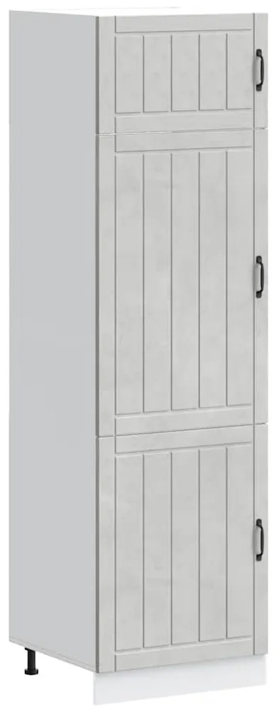 Ντουλάπι κουζίνας "Lucca" Σκυρόδεμα Γκρι Τεχνητό ξύλο