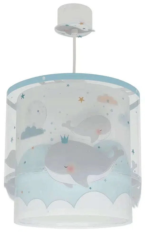 Φωτιστικό Οροφής Whale Dreams 61172T 26x26x25cm 1xE27 15W Blue-Multi Ango