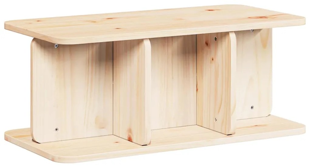 vidaXL Τραπεζάκι σαλονιού Φυσικό 80 x 39,5 x 33,5 εκ Μασίφ ξύλο πεύκου