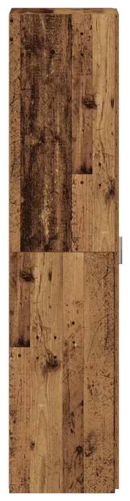 vidaXL Highboard 2 pcs Παλιό ξύλο 40 x 42,5 x 185 εκ.