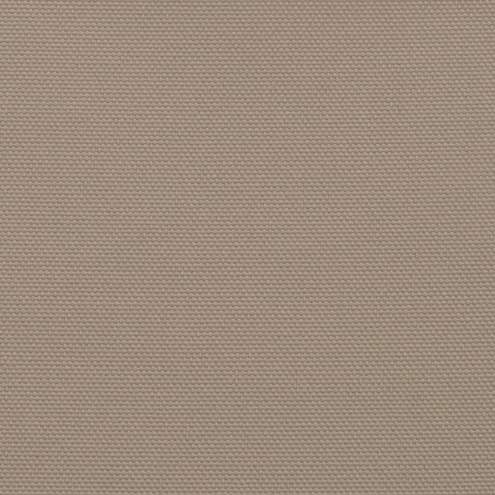 vidaXL Διαχωριστικό Βεράντας Taupe 90x700εκ 100% Πολ. Ύφασμα Oxford