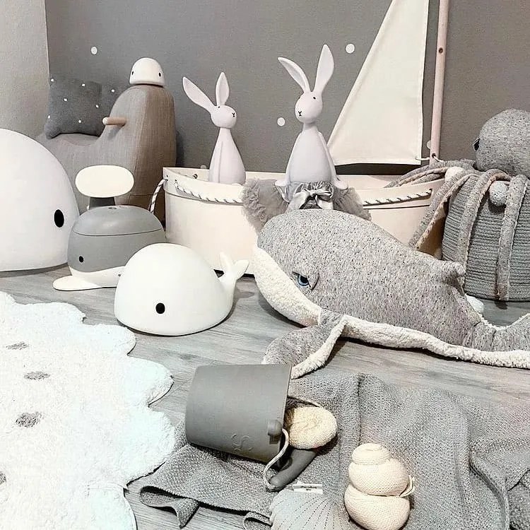 Κουβαδάκι από ανακυκλώσιμη σιλικόνη Warm Grey Scrunch