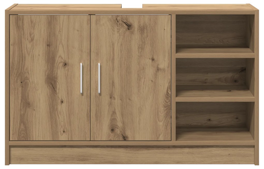 vidaXL Cabinet Νεροχύτη Δρυός 90x29x55 εκ. Επεξεργασμένο Ξύλο