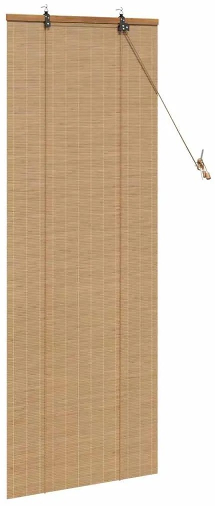 vidaXL Ρολά και Σκίες Παραθύρων Ανοιχτό καφέ 60 x 160 εκ. Μπαμπού