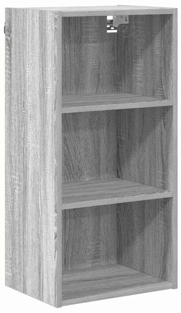 vidaXL Κρεμαστό ντουλάπι Γκρίζο Σονομα 40 x 29,5 x 80 εκ.