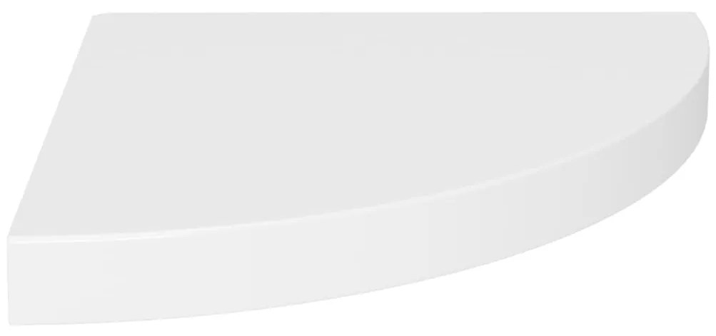 vidaXL Ράφια Τοίχου Γωνιακά 4 τεμ. Άσπρα 35x35x3,8 εκ. MDF
