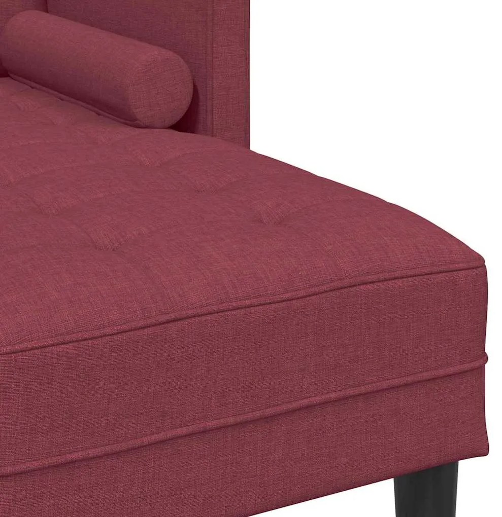 vidaXL Σετ Καναπέ με μαξιλάρι Κόκκινο 173 x 131 x 67 εκ Πολυεστέρας