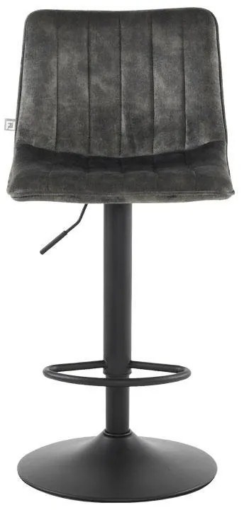 Σκαμπό Μπάρ FL1020 Fylliana Λαδί - Ανθρακί - Μαύρο 43x48x112 εκ. 2αδα