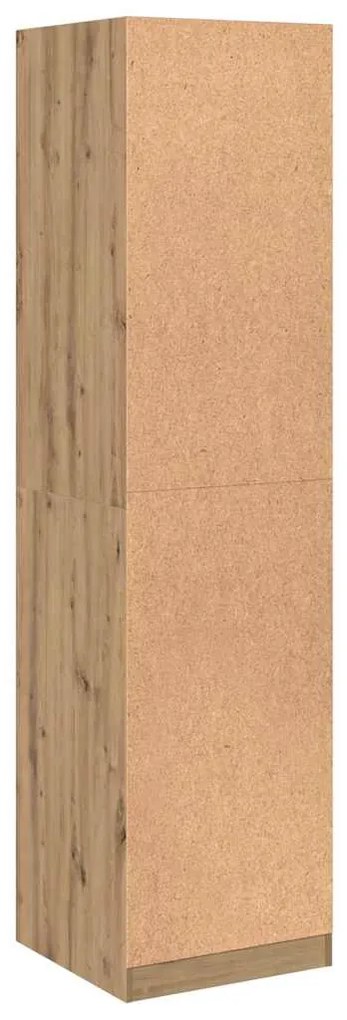vidaXL Ντουλάπα Αρτισιανή Δρυς 50x50x200εκ από Επεξεργασμένο Ξύλο
