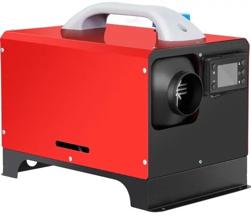 VEVOR NEW Diesel Air Heater, 5KW 12V Parking Heater, Mini Truck Heater, Single Outlet Hole, with Black LCD, Remote Control, Fast Heating Diesel Heater, For RV Truck, Boat, Bus, Car Trailer, Motorhomes