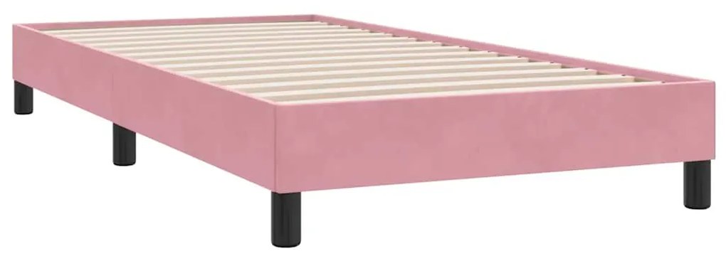 ΚΡΕΒΑΤΙ BOXSPRING ΜΕ ΣΤΡΩΜΑ ΡΟΖ 100X210 ΕΚ. ΒΕΛΟΥΔΙΝΟ 3318026