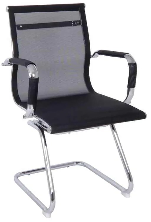 Πολυθρόνα Επισκέπτη BF3200V Mesh Μαύρο Συσκ.2τμχ 55x60x91cm