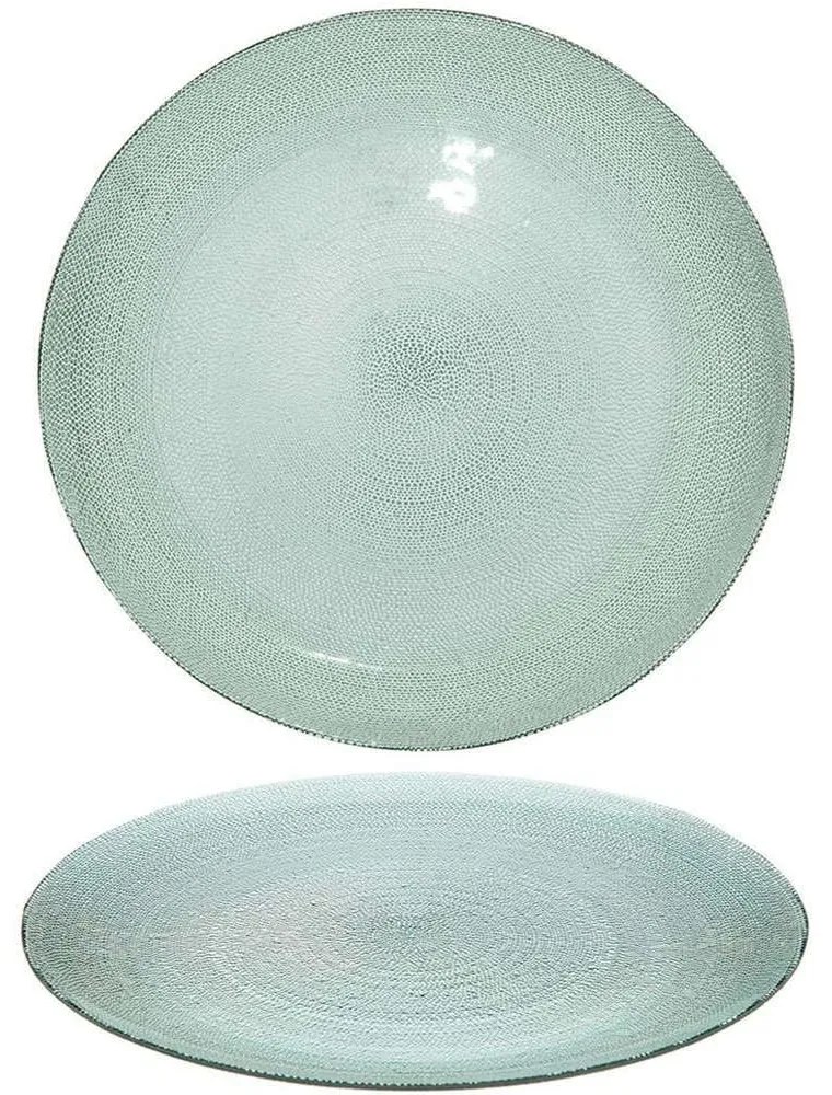 Πιάτο Ρηχό 07.154934C Φ27cm Green Glass