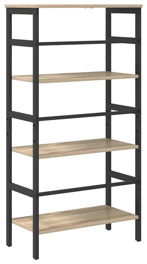 vidaXL Ράφι Βιβλίων Δρύς Sonoma 60 x 29,5 x 115 εκ Επεξεργασμένο ξύλο