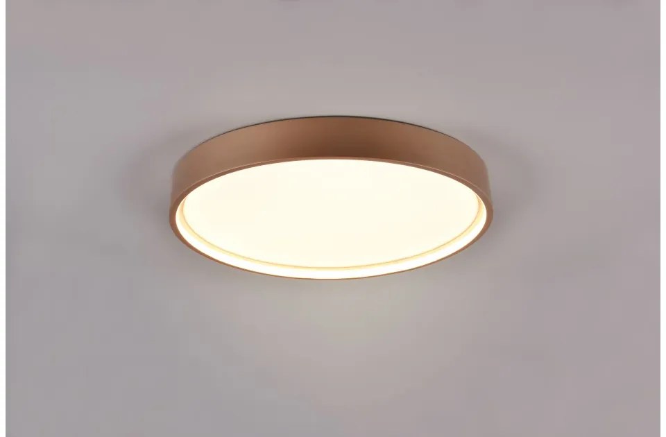 Πλαφονιέρα Φωτιστικό Οροφής LED 29W 2300/3000/4000K Doha Trio Lighting 641310265 Καφέ