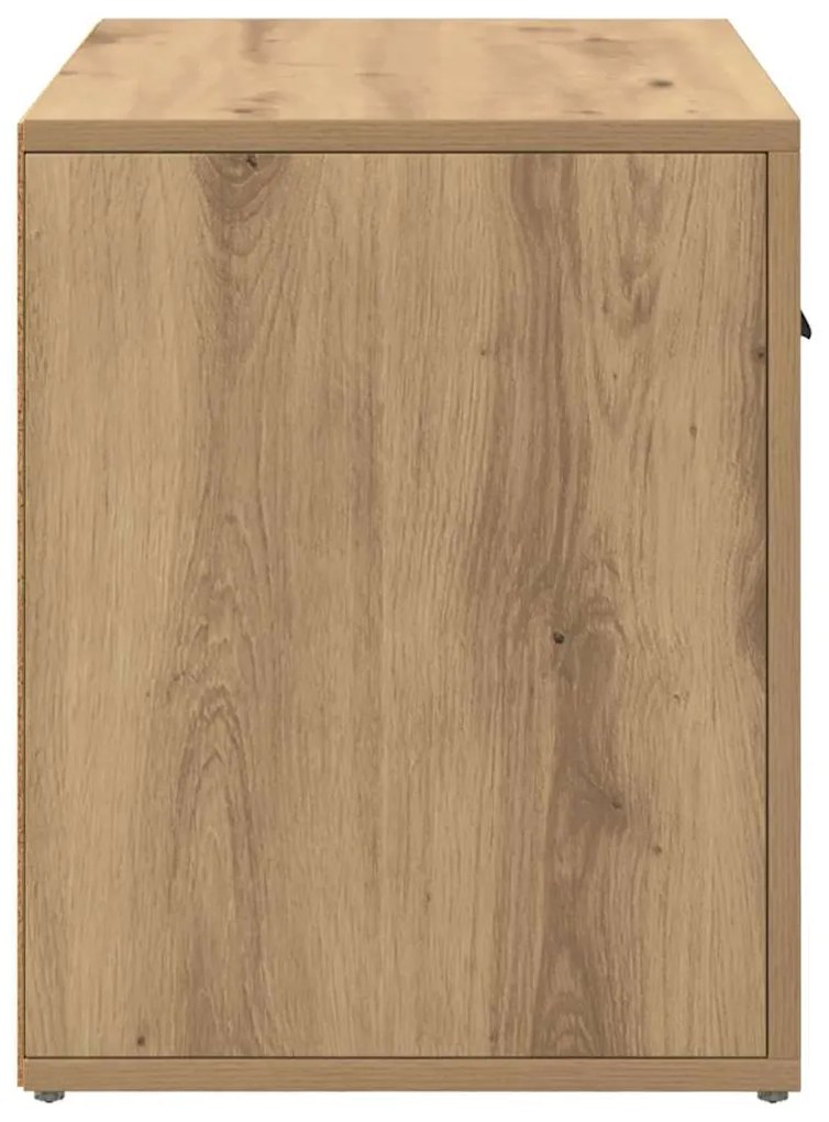 vidaXL Κομοδίνο artisan δρυς 60 x 36 x 45 εκ Επεξεργασμένο ξύλο