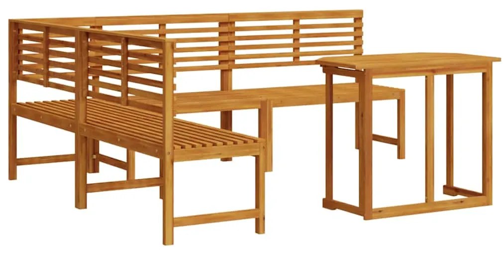 vidaXL Set κήπου  4 τεμαχίων από ξύλο ακακίας
