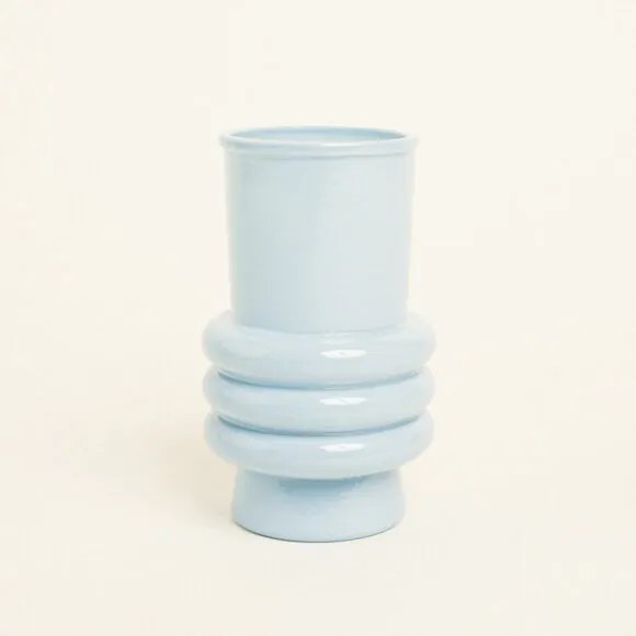 Beauty Home Γυάλινο Βάζο Ελάνη 17 CM