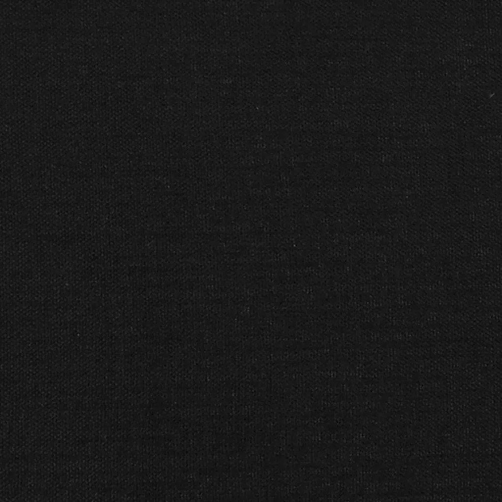 Πλαίσιο Κρεβατιού Μαύρο 90x190 εκ. Υφασμάτινο - Μαύρο