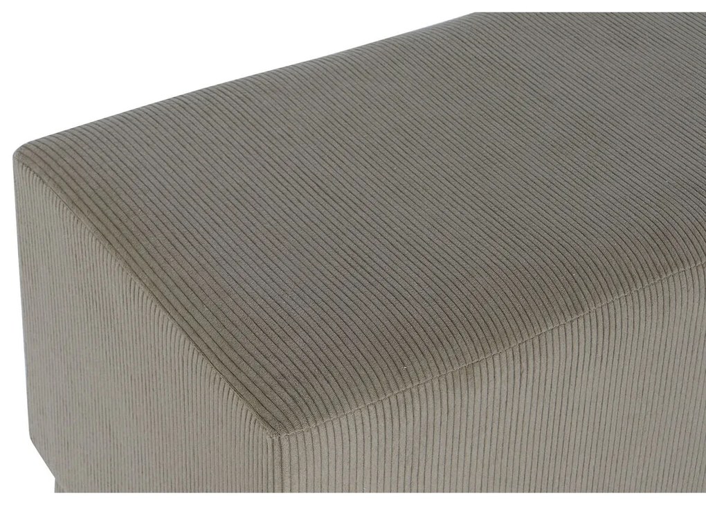 Σκαμπό DKD Home Decor Καφέ πολυεστέρας Ξύλο MDF 100 x 40 x 40 cm