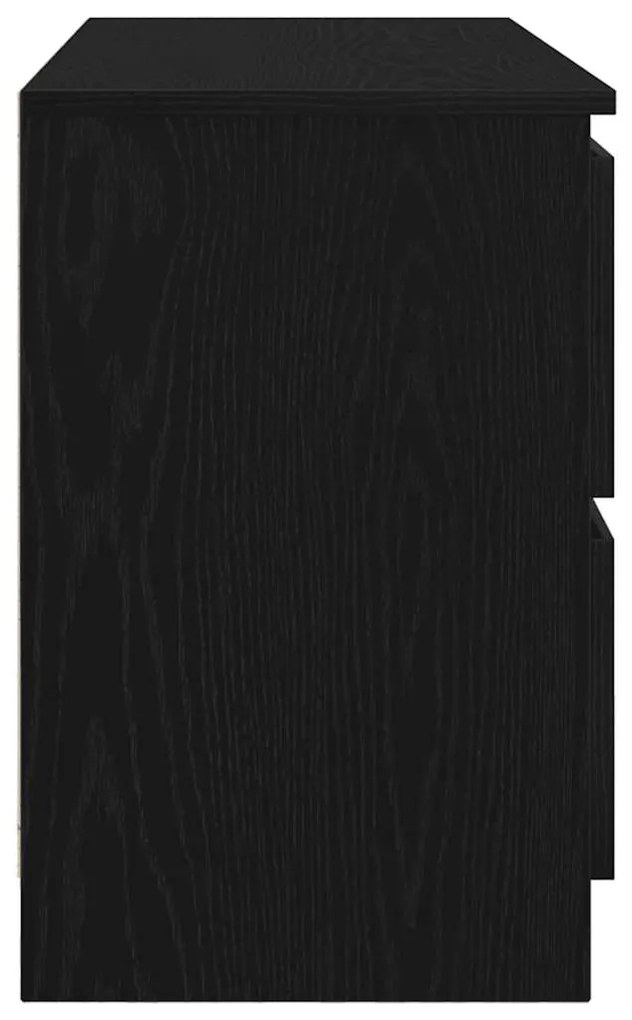 vidaXL ντουλάπι τηλεόρασης Μαύρο 100x35x54 cm Κατασκευασμένο ξύλο