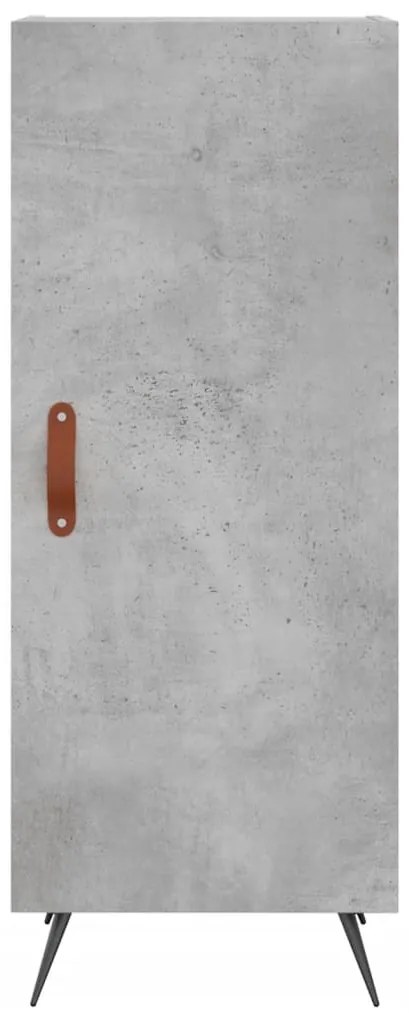 vidaXL Ντουλάπι Γκρι Σκυροδέματος 34,5x34x90 εκ. Επεξεργασμένο Ξύλο