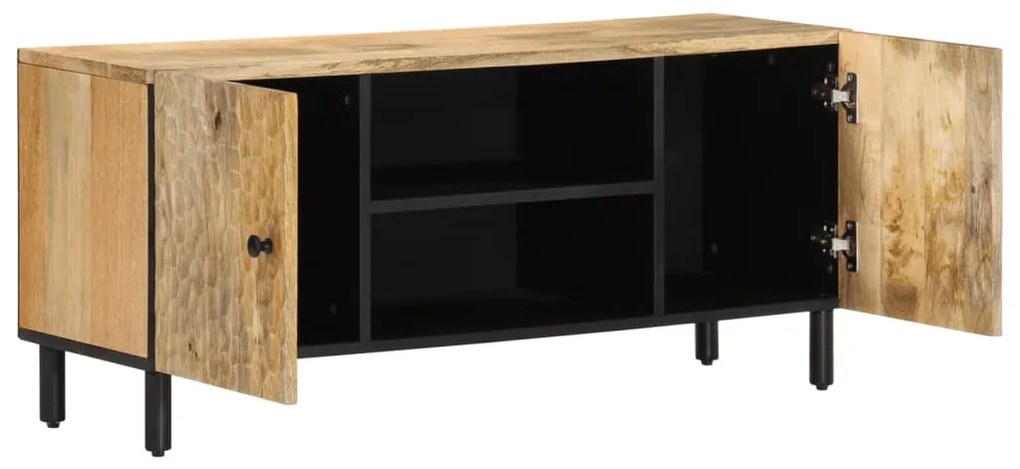 vidaXL Έπιπλο Τηλεόρασης 105 x 33 x 46 εκ. από Μασίφ Ξύλο Μάνγκο