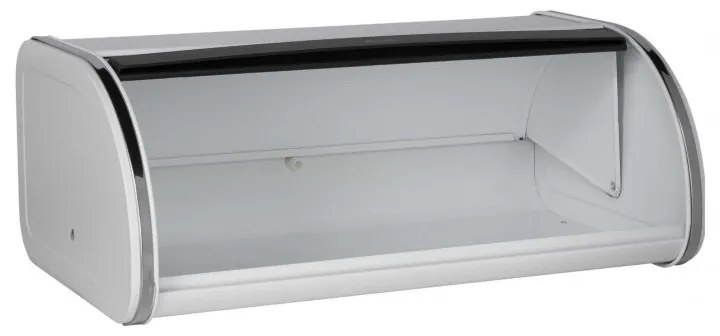 Κουτί για ψωμί Brabantia Roll Top 1003250, 16 l, 44,5x26 cm, Ελαφριά και στιβαρή κατασκευή, Λευκό/Inox