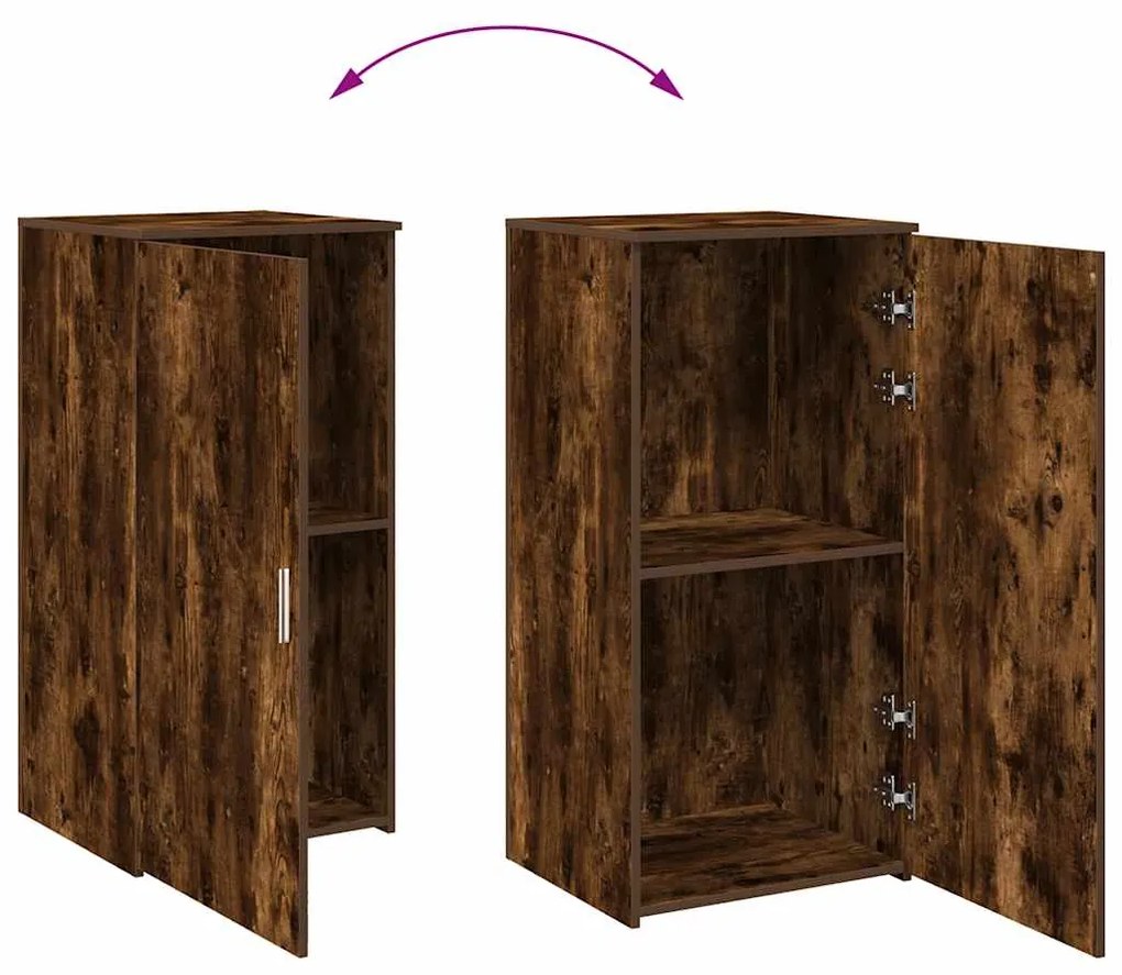 ντουλάπι αποθήκευσης vidaXL Καπνιστή βελανιδιά Κατασκευασμένο ξύλο