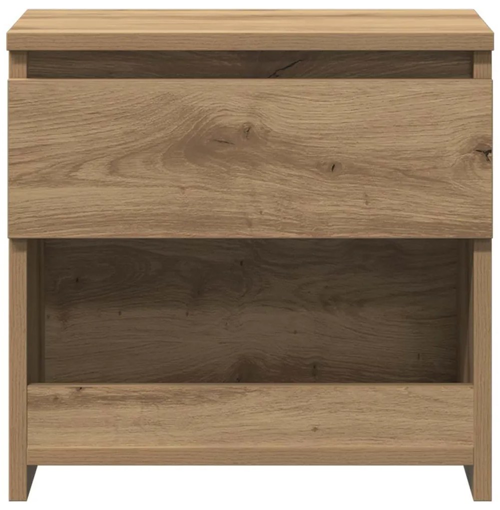 vidaXL Κομοδίνα 2 τεμάχια Artisan Oak 40x30x39 cm Κατασκευασμένο ξύλο