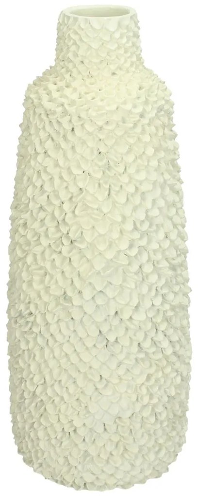 Βάζο ArteLibre Ιβουάρ Polyresin 12.7x12.7x30.7cm-05153175