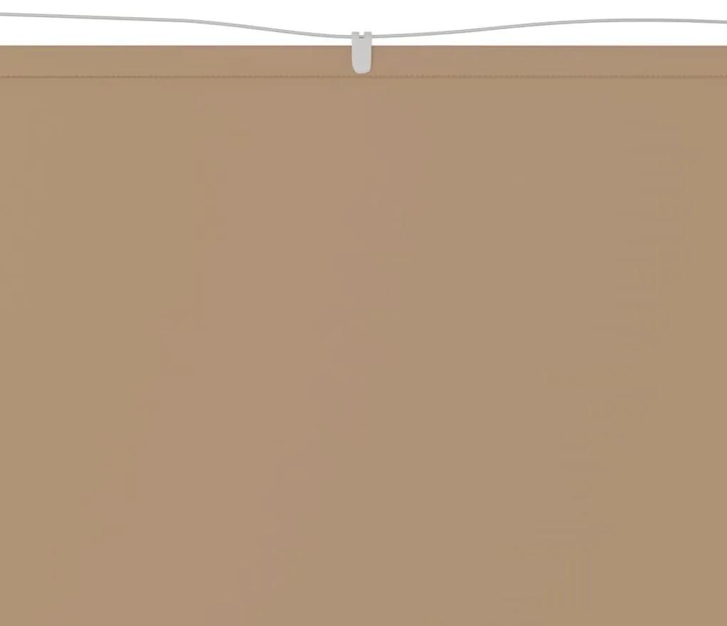 Τέντα Κάθετη Taupe 200 x 360 εκ. από Ύφασμα Oxford - Μπεζ-Γκρι