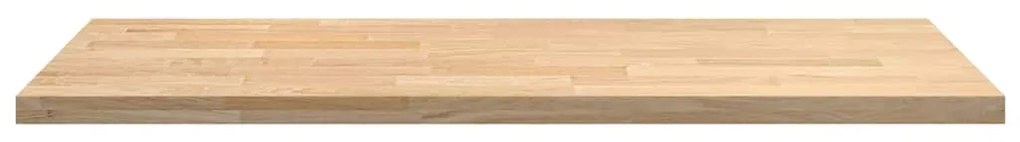 vidaXL πάγκος εργασίας κουζίνας 140x63,5x4 εκ. στερεό δρυς ορθογώνιο