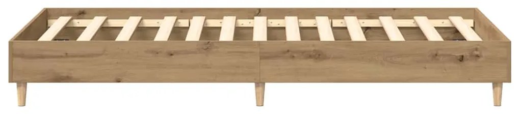 vidaXL Πλαίσιο κρεβατιού χωρίς στρώμα Artisan Oak 90x200 cm