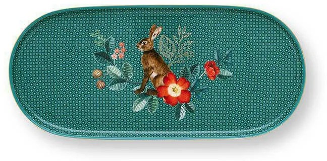 ΔΙΣΚΟΣ ΣΕΡΒΙΡΙΣΜΑΤΟΣ 25x12cm PIP STUDIO - WINTER WONDERLAND RABBIT GREEN