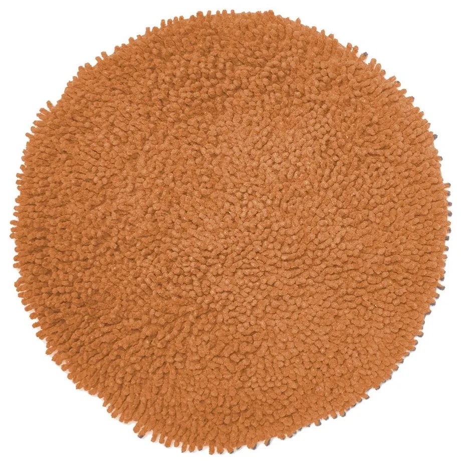Ταπέτο Μπάνιου Ντοτ Orange Viopros 50 x 50cm 100% Cotton
