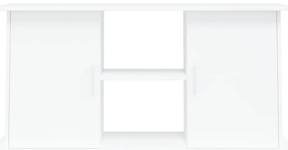 vidaXL Βάση Ενυδρείου Λευκή 121 x 41 x 58 εκ. από Επεξεργασμένο Ξύλο