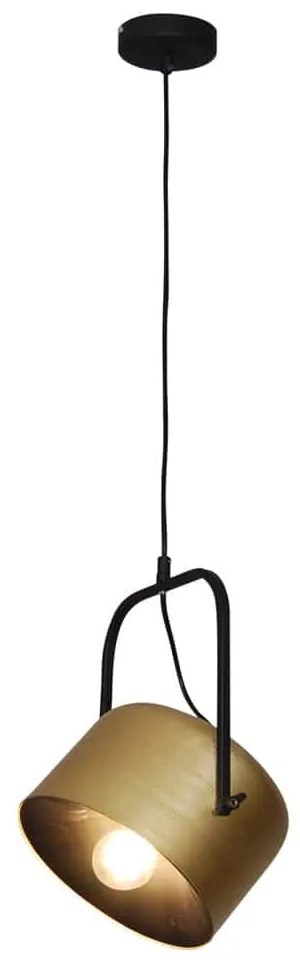 Φωτιστικό Οροφής Κρεμαστό HL-3599-1L-C 77-4273 Archie Gold  Homelighting Metal
