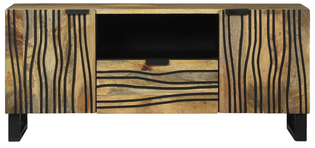 vidaXL Ντουλάπα Τηλεόρασης 105x33.5x46 cm Μασίφ Ξύλο Μάνγκο