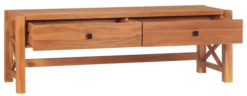 Έπιπλο Τηλεόρασης 140 x 40 x 45 εκ. από Ξύλο Teak - Καφέ