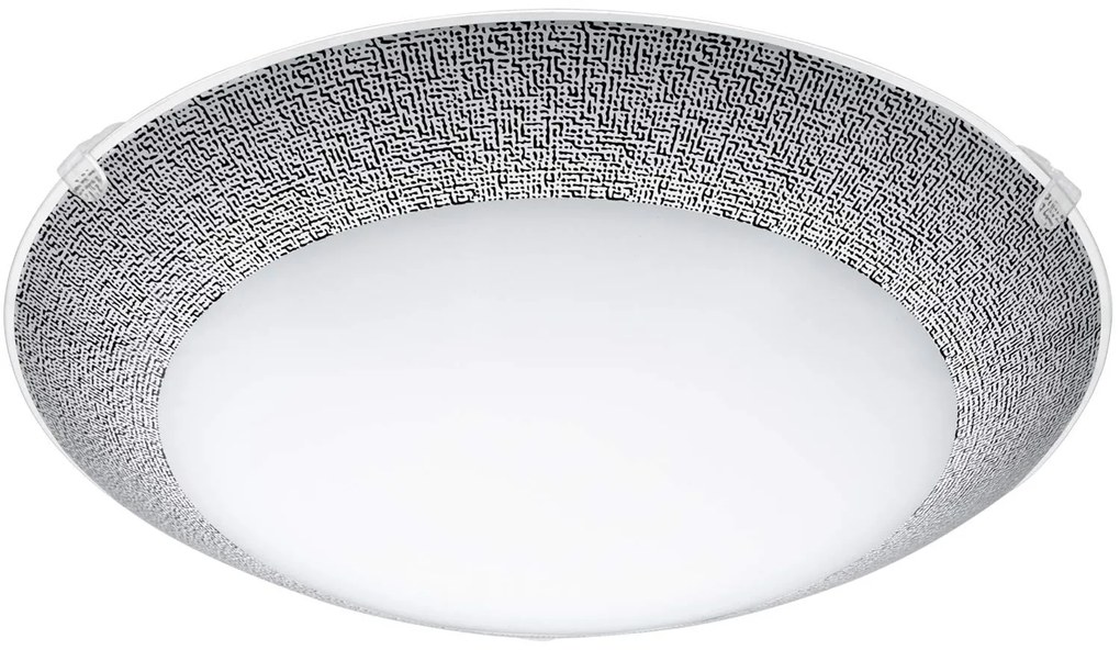 Φωτιστικό Οροφής Magitta 1 95668 White-Black Eglo Metal, Glass