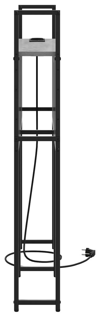 vidaXL Κεφαλάρι Αποθήκης Γκρι sonoma 75 cm Επεξεργασμένο ξύλο