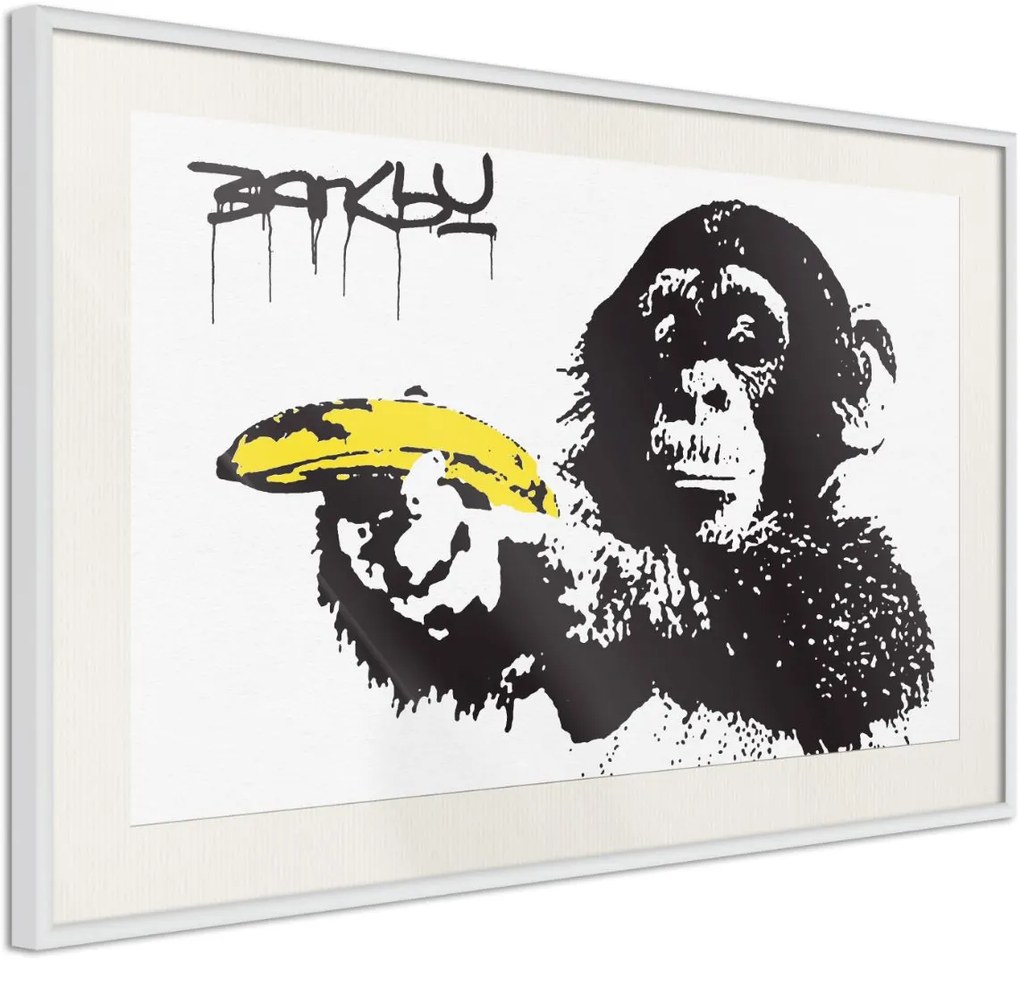 Αφίσα - Banksy: Banana Gun I - 30x20 - Χρυσό - Χωρίς πασπαρτού