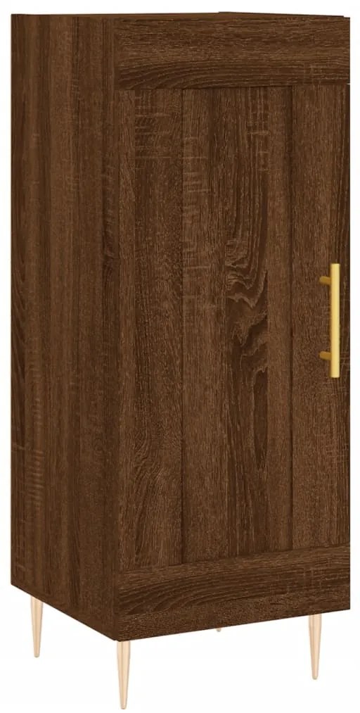vidaXL Ντουλάπι Καφέ Δρυς 34,5 x 34 x 90 εκ. Επεξεργασμένο Ξύλο