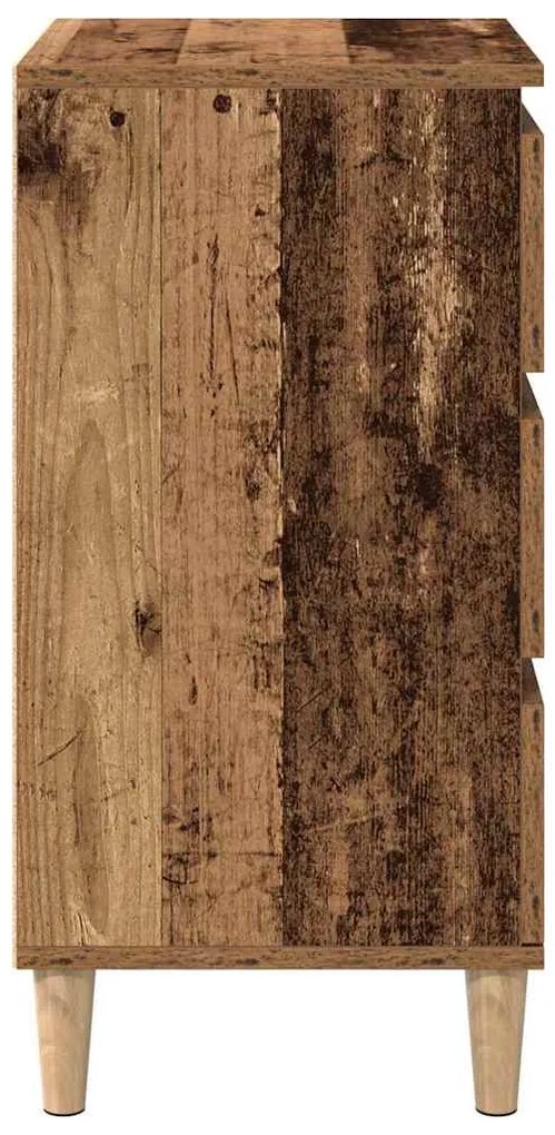 vidaXL Κομοδίνο Παλιό ξύλο 40 x 35 x 70 εκ. Επεξεργασμένο ξύλο