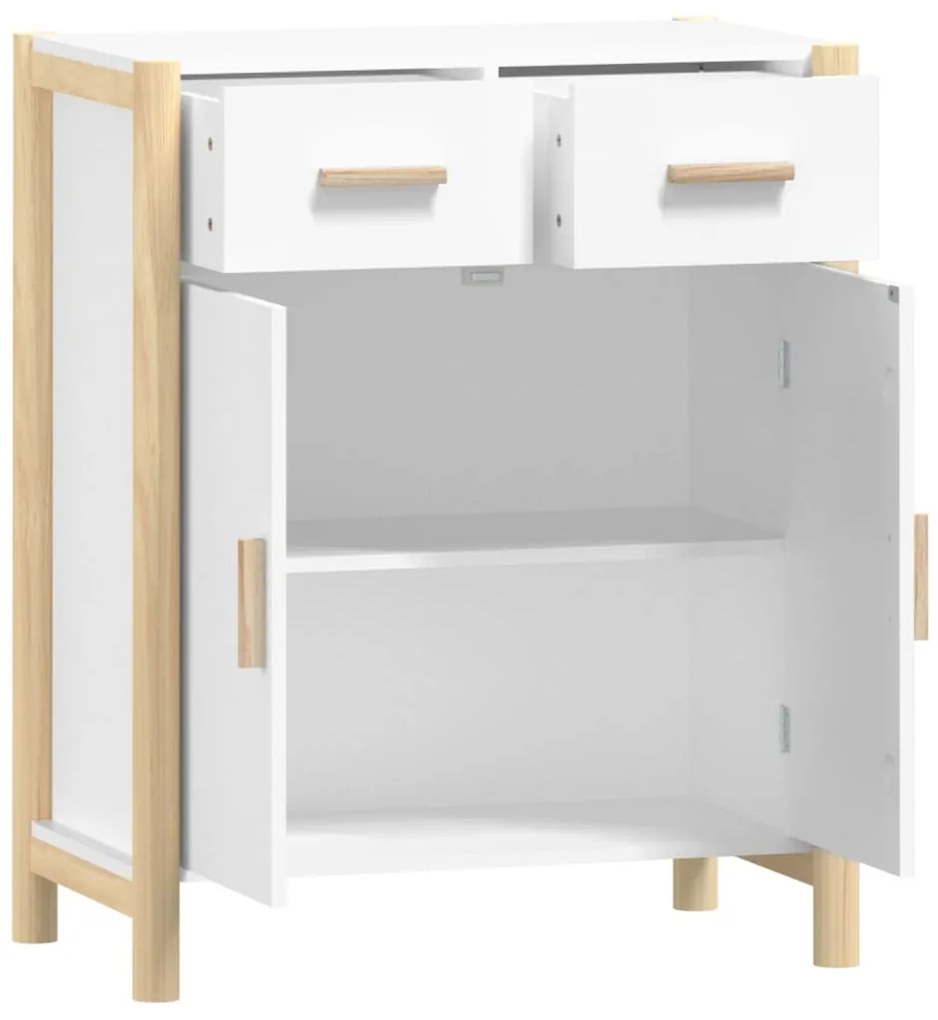 vidaXL Ντουλάπι Λευκό 62 x 38 x 75 εκ. από Επεξεργασμένο Ξύλο