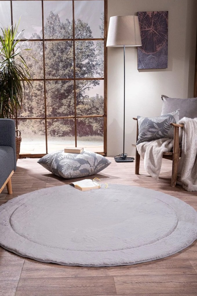 Χαλί Floor 11 Grey Teoran 160X160 Round