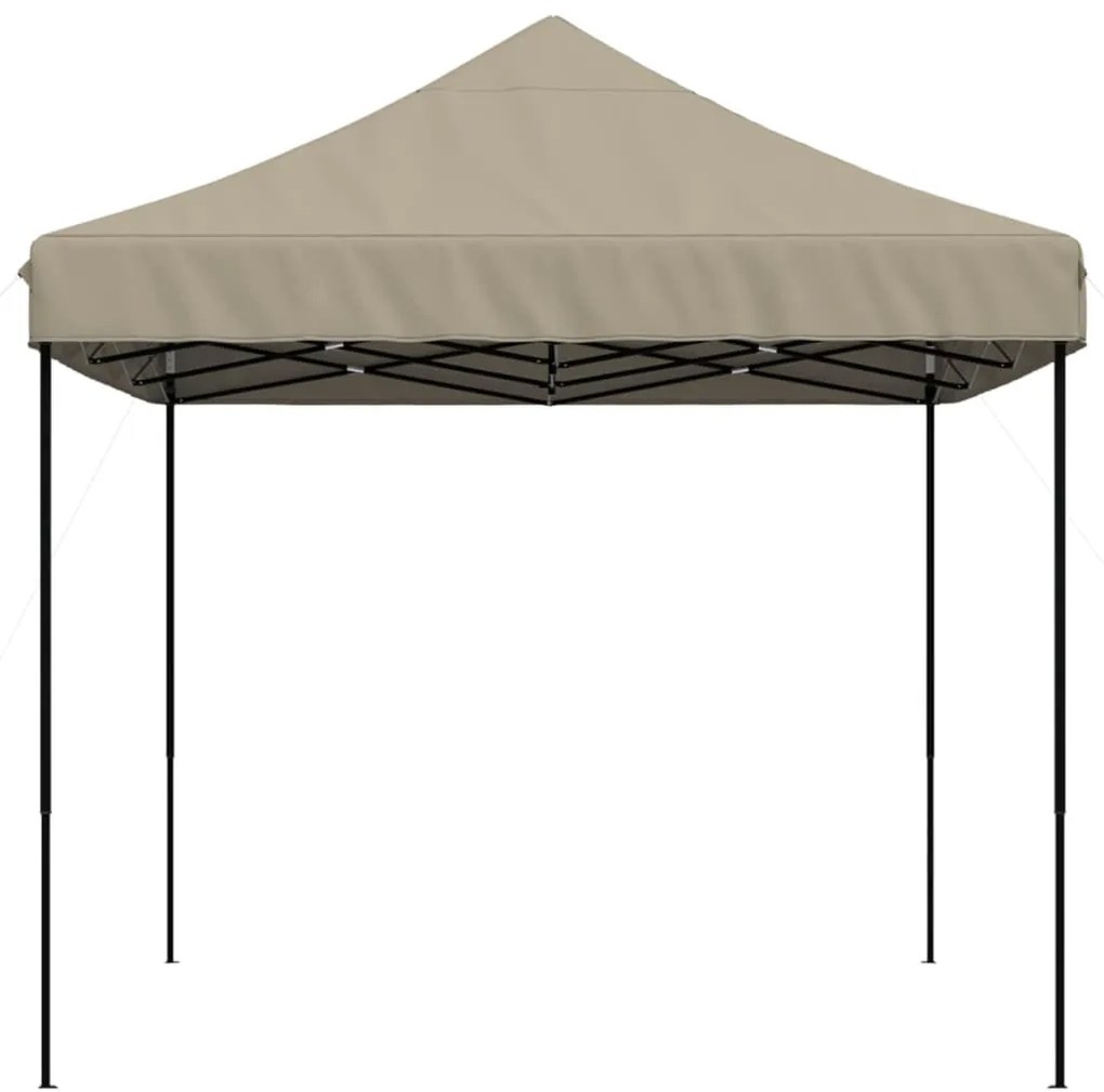 Τέντα Εκδηλώσεων Πτυσσόμενη Pop-Up Taupe 410x279x315 εκ. - Μπεζ-Γκρι